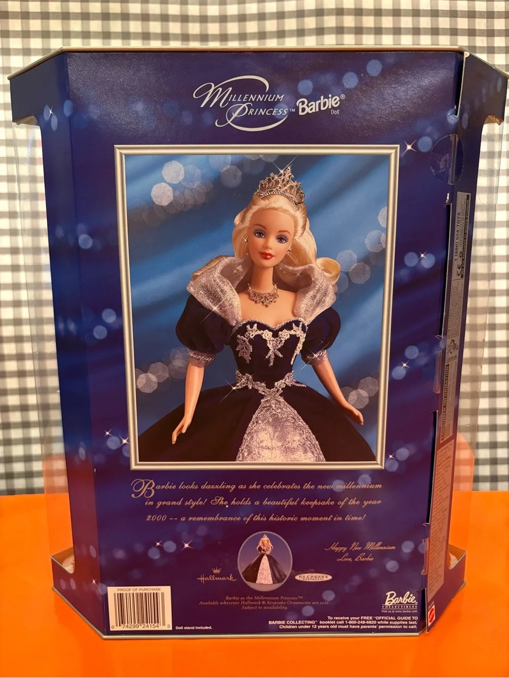Mattel Barbie Millennium Princess Collector Edition Doll & Stand 11.5